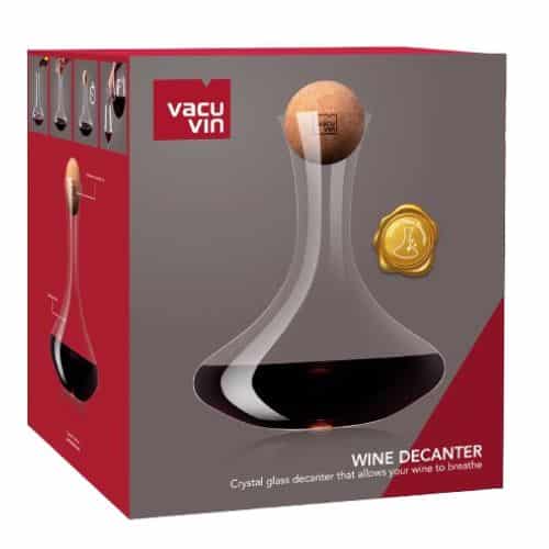 Decantador de Vino Cristal & Corcho